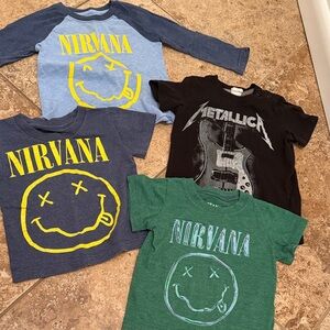 NIRVANA Kids 12M bundle Tees - Rock